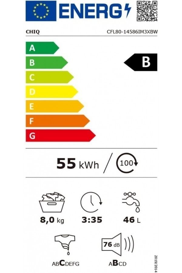 Пералня CHiQ CFL80-14586IM3XBW