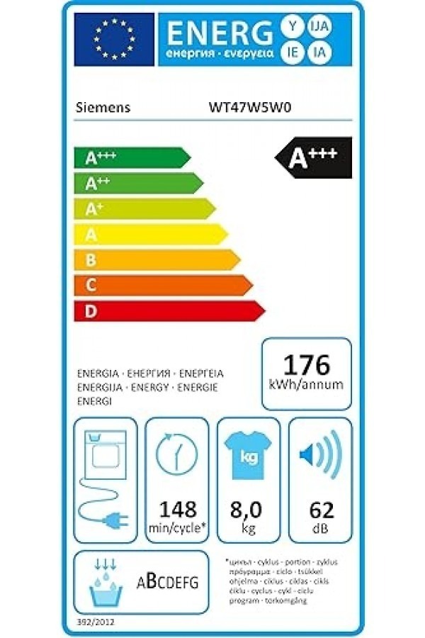 Сушилня Siemens WT47W5W0