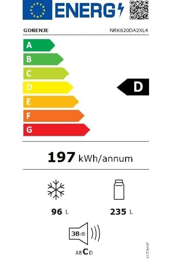 Хладилник Gorenje NRK 620 DA2XL4