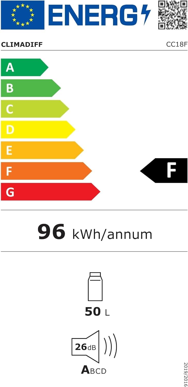 Витрина за вино CLIMADIFF CC18F