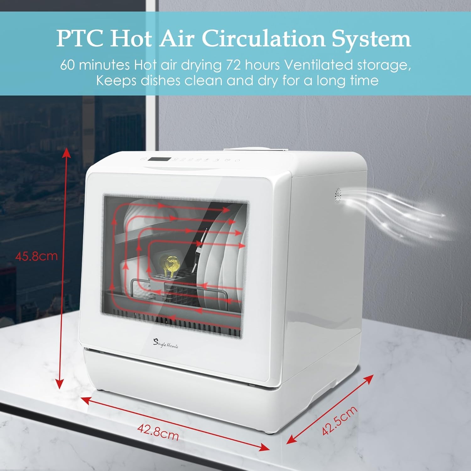 Мини съдомиялна Singlehomie DEDW-Q01