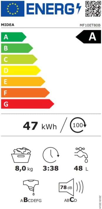 Пералня Midea MF10ET80B