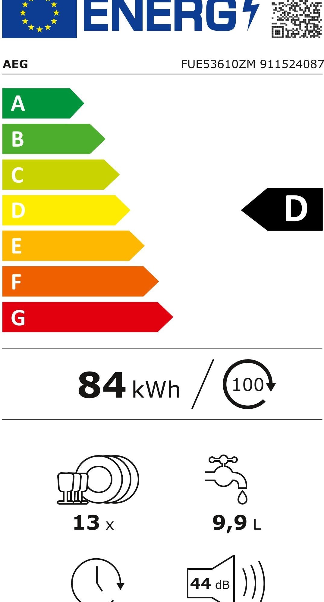Съдомиялна AEG FUE53610ZM