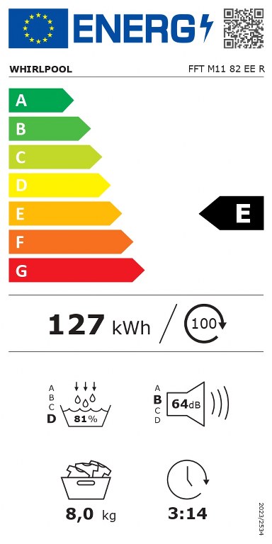 Сушилня WHIRLPOOL FTM1182YDE
