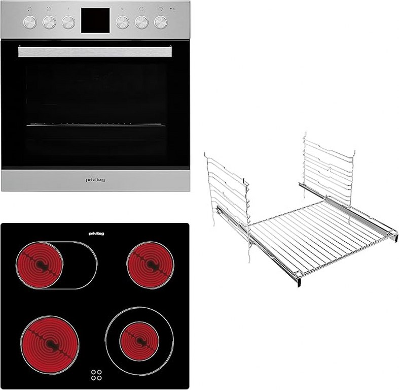 Фурна за вграждане с котлони Privileg SET PV510 IN
