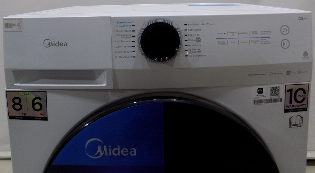 Пералня със сушилня Midea MF200W80WB-14AS