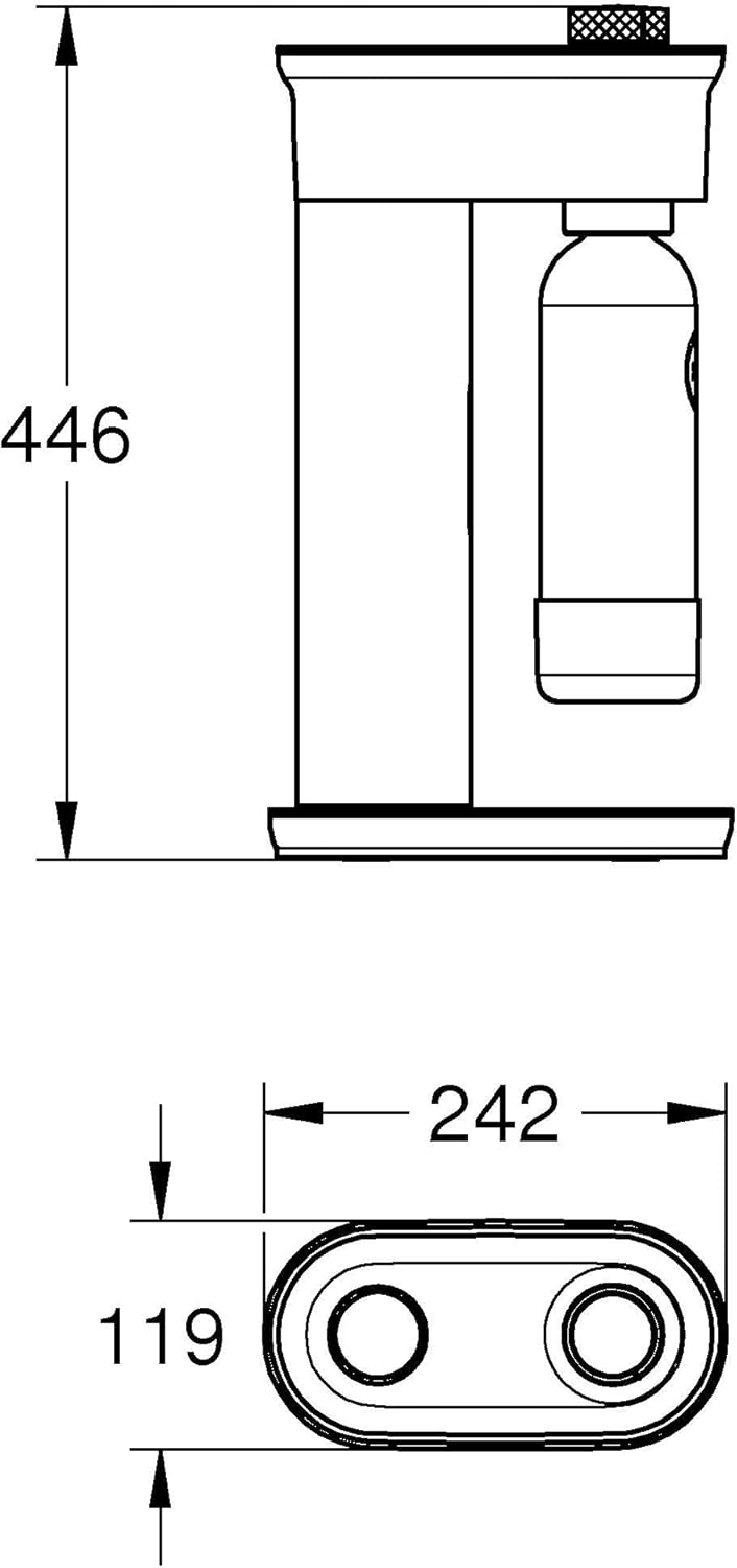Уред за газиране на вода GROHE Blue Fizz Advanced