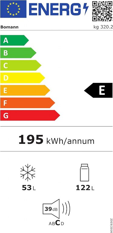 Хладилник Bomann KG 320.2