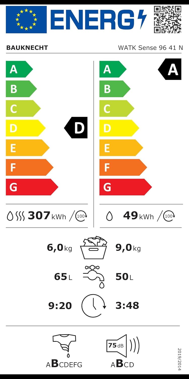 Пералня със сушилня Bauknecht WATK Sense 96 41 N