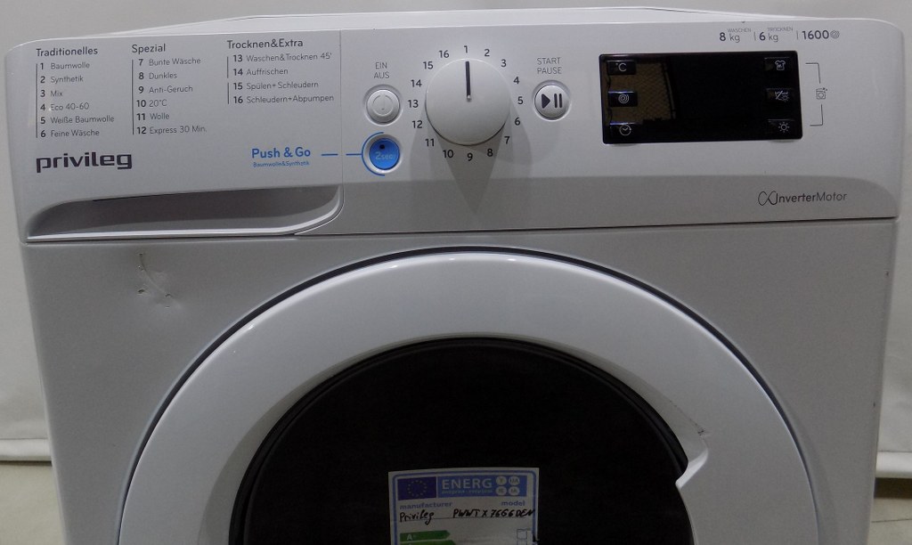 Пералня със сушилня Privileg PWWT X 76G6 DE N