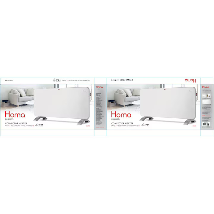 Конвекторна печка панел HOMA PH-2027FL