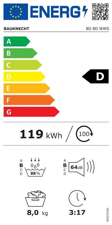 Сушилня Bauknecht BD 8D WWS