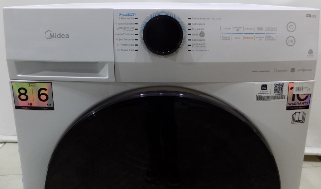 Пералня със сушилня  Midea MF200D86WB-14EAS
