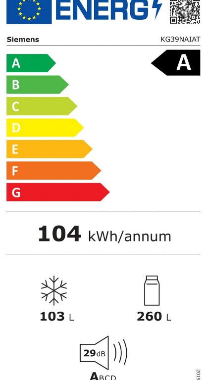 Хладилник SIEMENS KG39NAIAT