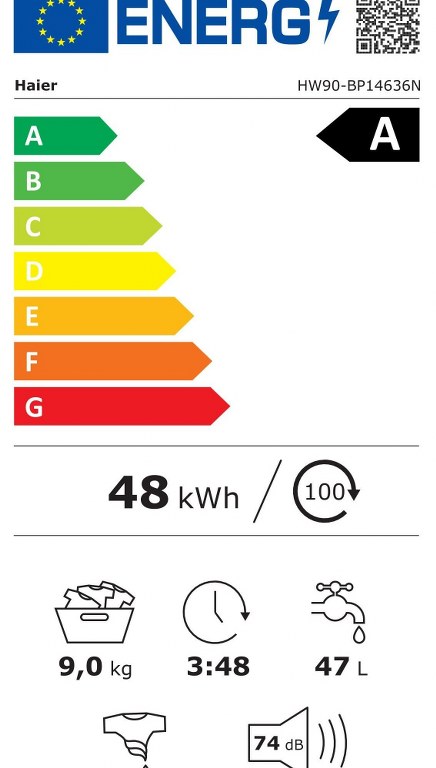 Пералня Haier SERIE 636 HW90-BP14636N