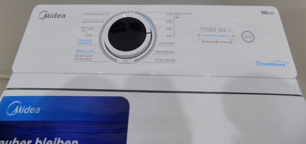 Пералня с горно зареждане Midea MF10ET60B