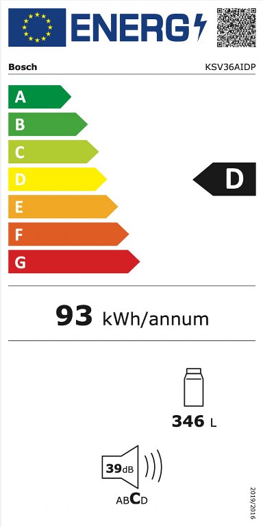 Охладител Bosch KSV36AIDP Serie 6