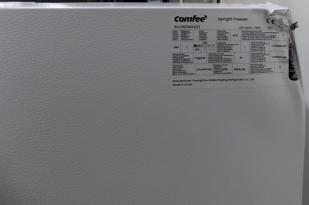 Фризер Comfee RCU160WH2(E)