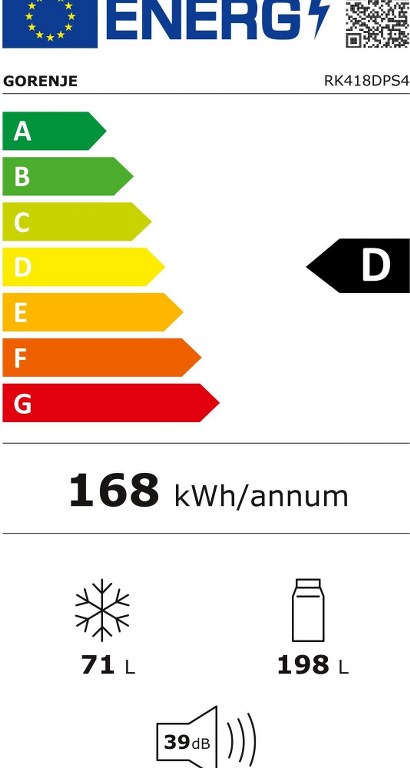 Хладилник Gorenje RK418DPS4