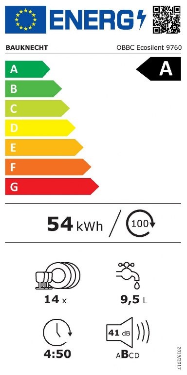 Съдомиляна за вграждане BAUKNECHT OBIC Ecosilent 9760