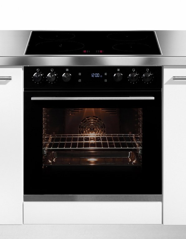 Фурна за вграждане с котлони HANSEATIC HBCO7210A1+HI46074CA