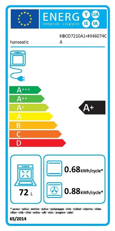 Фурна за вграждане с котлони HANSEATIC HBCO7210A1+HI46074CA