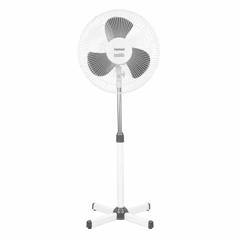 Вентилатор PERFECT FM - 3121, бяло и сиво 40W