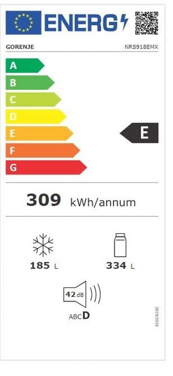 Хладилник Gorenje NRS 918 EMX Side by Side
