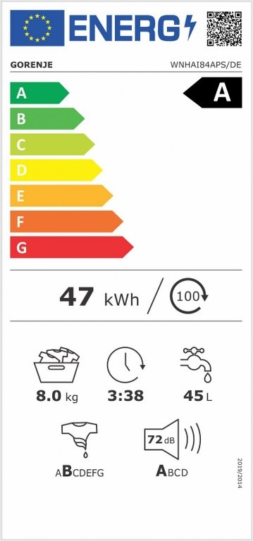 Пералня GORENJE WNHAI 84 APSDE