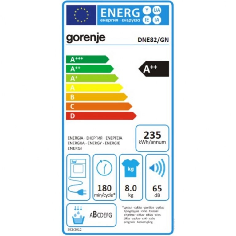 Сушилня Gorenje DPNE82GN