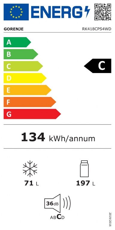 Хладилник GORENJE RK418CPS4WD