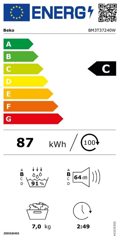 Сушилня Beko BM3T37240W