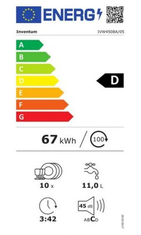 Съдомиляна за вграждане Inventum IVW4508A
