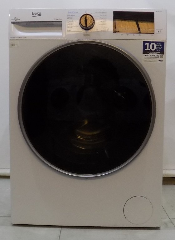 Пералня със сушилня Beko B3DFT512447W