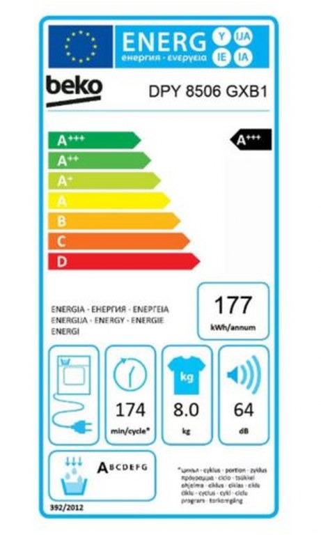 Сушилня Beko DPY 8506 GXB1