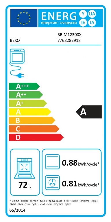 Фурна за вграждане Beko BBIM12300X