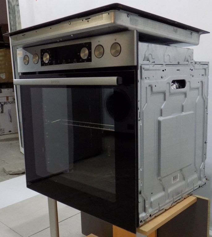 Фурна за вграждане с котлони Gorenje Hot Air Inox Set 4
