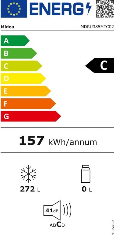 Фризер Midea MDRU385MTC02