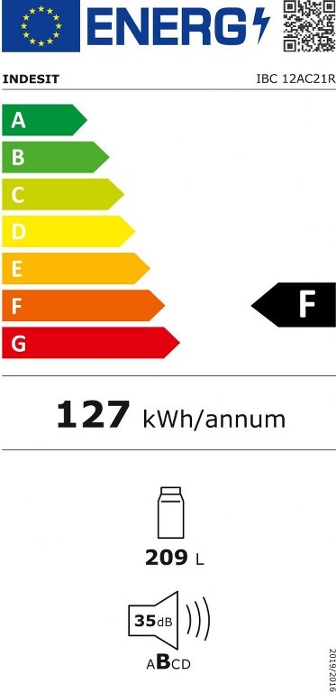 Охладител за вграждане Indesit IBC 12AC21R