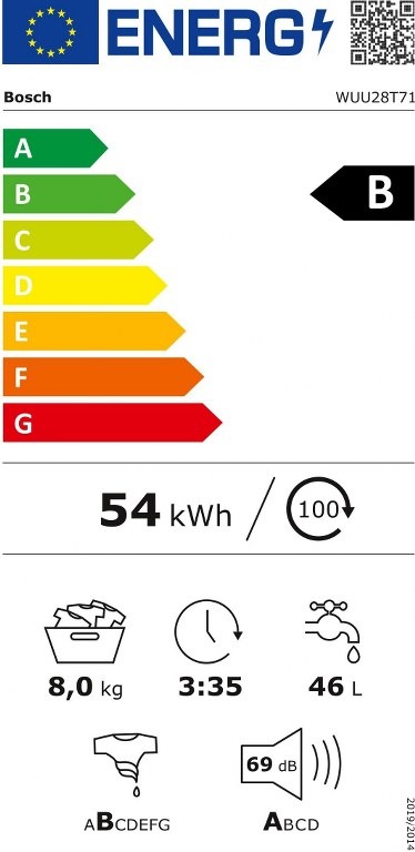 Пералня Bosch WUU28T71