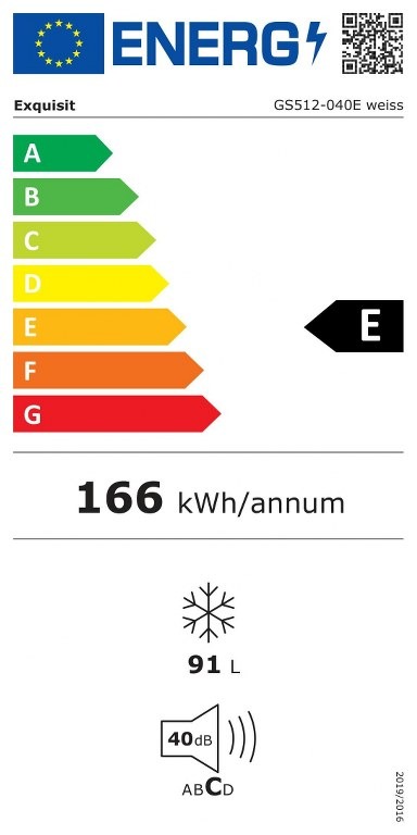 Фризер Exquisit GS512-040E