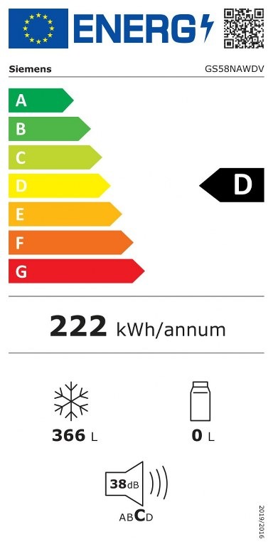 Фризер Siemens GS58NAWCV iQ500