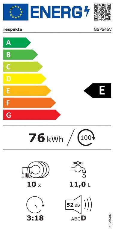Съдомиялна Respekta GSPS45V