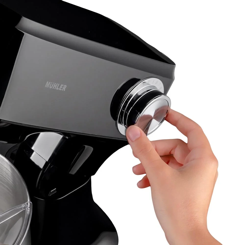 Планетарен Muhler MXP-800S, 800W, 4.5L купа от неръждаема стомана